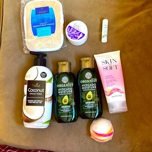 Box of Bath and Body Products - all brand new and unopened!